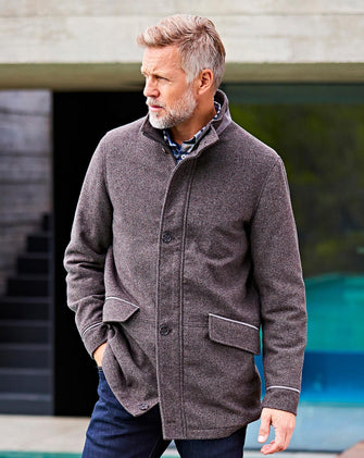 WILLIAMS & BROWN Wool Mix Overcoat