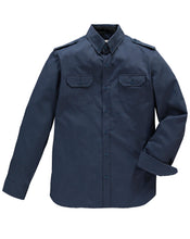 Jacamo Long Sleeve Navy Military Shirt Long