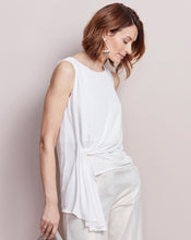 Ivory Side Drape Top