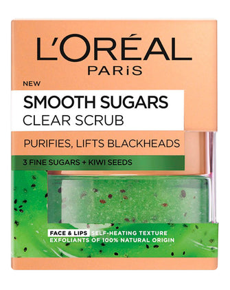 L'Oreal Paris Smooth Sugar Clear Face & Lip Scrub