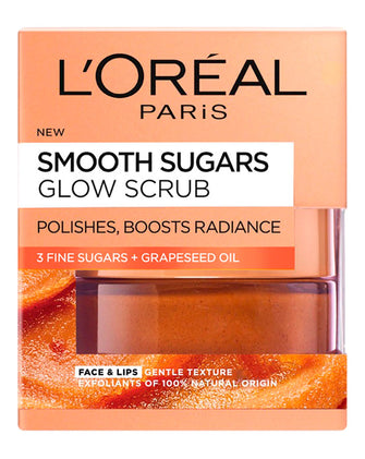 L'Oreal Paris Smooth Sugar Glow Face & Lip Scrub