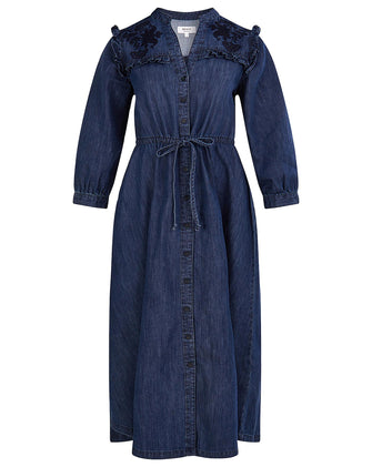 Monsoon Denim Embellished Maxi Dress