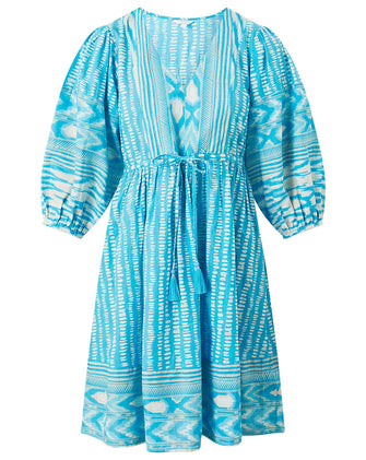 Monsoon Ikat Spot Print Smock Dress