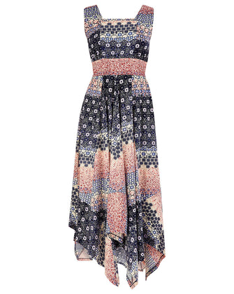 Monsoon Floral Print Jersey Dress