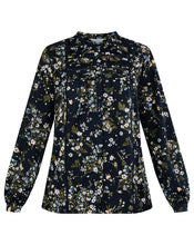 Monsoon Floral Lace Insert Jersey Shirt