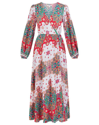 Monsoon Joanie Print Wrap Dress