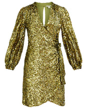 Monsoon Jessica Sequin Wrap Dress