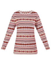 Monsoon Scallop Neck Fairisle Jumper