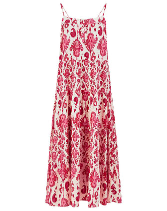 Monsoon Heritage Print Midi Dress