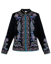 Monsoon Rory Embroidered Velvet Jacket