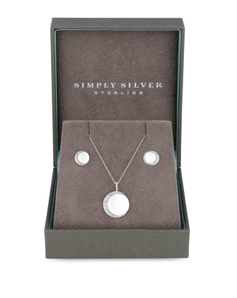 Simply Silver Sterling Silver 925 Mystic Set - Gift Boxed