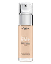 L'Oreal True Match Liquid Foundation With Hyaluronic Acid 0.5N Porcelain