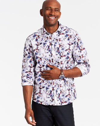 Long Sleeve Print Shirt Regular