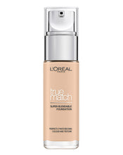 L'Oreal True Match Liquid Foundation With Hyaluronic Acid 1.N Ivory