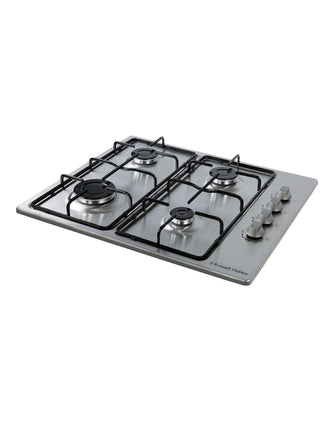 Russell Hobbs RH60GH401SS Gas Hob - Stainless Steel