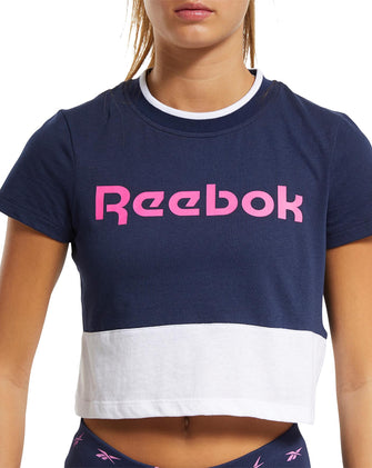 Reebok Linear Logo Crop