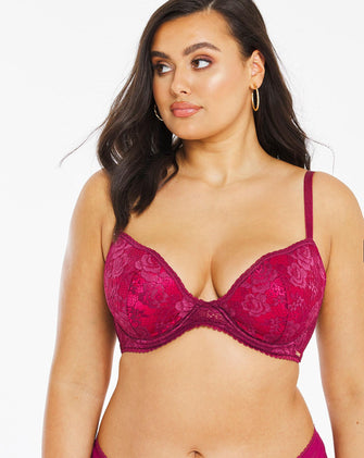 Figleaves Curve Scallop Edge Lace Plunge Bra