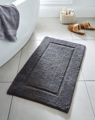 Supersoft Snuggle Cotton Bath Mat Gunmetal