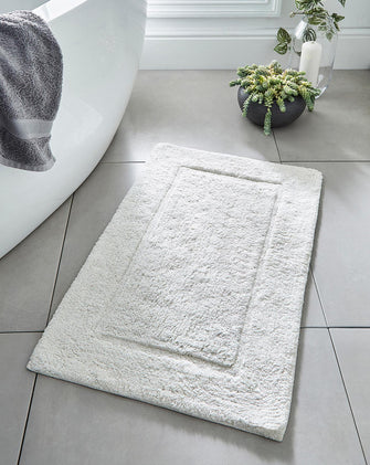 Supersoft Snuggle Cotton Bath Mat White