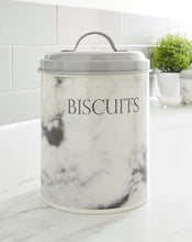 Marble Biscuit Tin