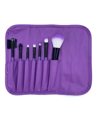 LaRoc 7 Piece Purple Brush Set