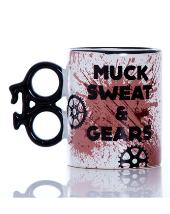 Muck Sweat and Gears Bike Mug