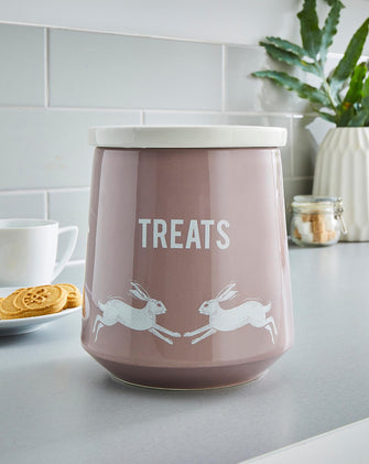 Artisan Hare Treats Jar