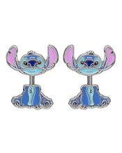 Disney Lilo & Stitch Blue and Purple Costume Enamel Earrings