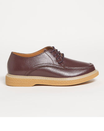 Lace Up Shoe with Contrast Sole Extra Wide EEE Fit