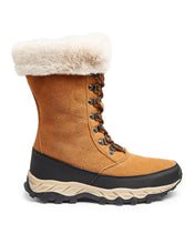 Ladies Snow Boot with Fur Trim Extra Wide EEE Fit