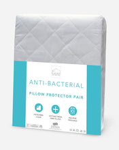 Anti-Bacterial Pillow Protectors - 2 Pack