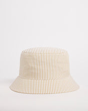 Neutral Stripe Bucket Hat