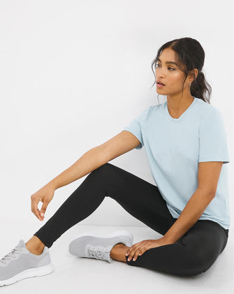 Light Blue Mesh Tee