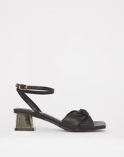 Metallic Block Heel Sandal EEE Fit