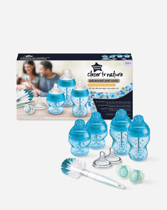 Tommee Tippee Advanced Anti Colic Bottle Starter Kit - Blue