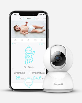 Sense-U Video Baby Monitor Pan-Tilt-Zoom