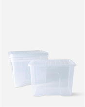 Wham Crystal 80L Box and Lid 4pk