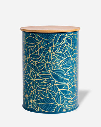 Navigate Botanical Storage Canister Teal