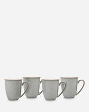 Denby Elements 4 Pack Mugs Grey