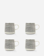 Sabichi Mali Wax Resist Set of 4 Mugs