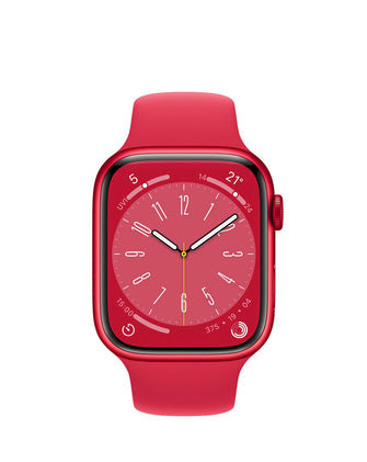 Apple Watch Series 8 GPS 45mm (PRODUCT)RED Case with (PRODUCT)RED Sport Band